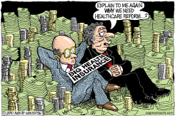 HEALTH INSURANCE EXECS UNCLEAR ON THE CONCEPT by Monte Wolverton