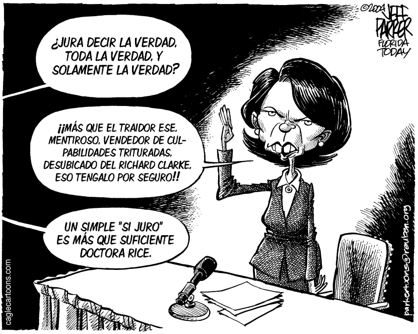 Juramento de Condoleezza Rice