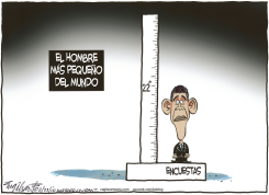 EL HOMBRE MAS PEQUEñO DEL MUNDO /  by Bob Englehart