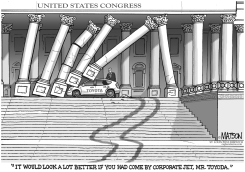 MR TOYODA GOES TO WASHINGTON by R.J. Matson