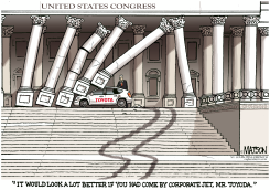 MR TOYODA GOES TO WASHINGTON by R.J. Matson