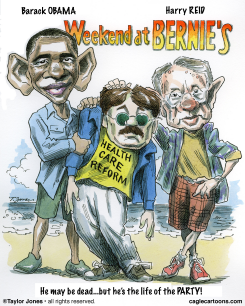 OBAMA AND REID - WEEKEND AT BERNIES - by Taylor Jones