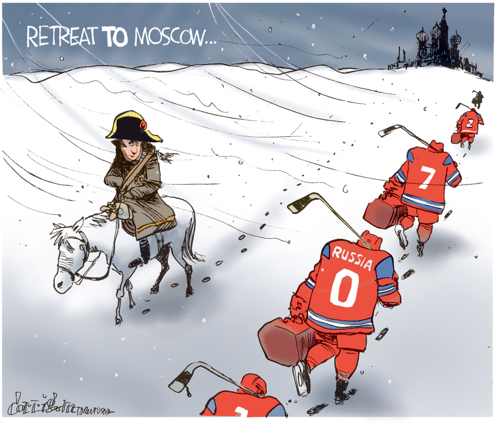 Russian Hockey team out