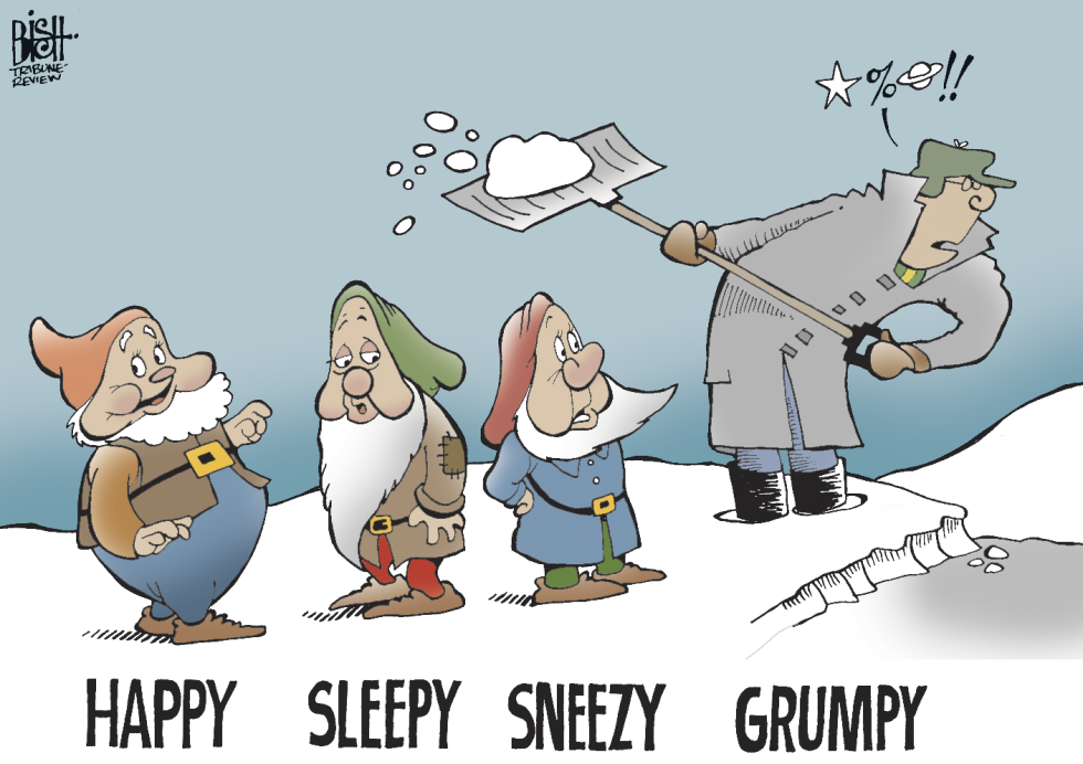 SNOW MAKES YOU GRUMPY, COLOR