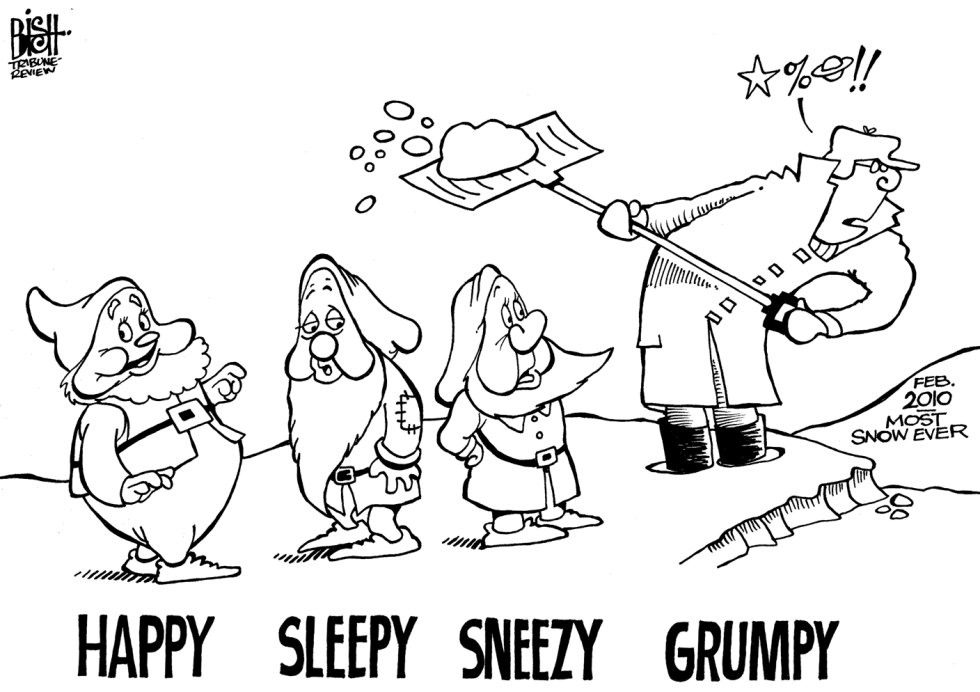 SNOW MAKES YOU GRUMPY, b/w