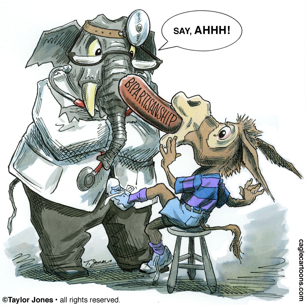 Hotdog of Bipartisanship - COLOR