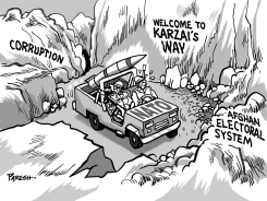 NATO AND KARZAI by Paresh Nath