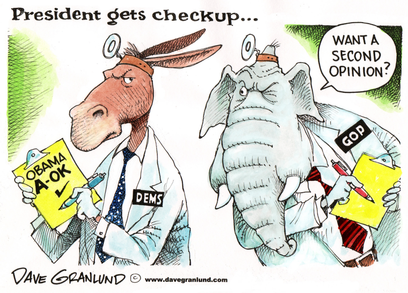 Obama gets a checkup