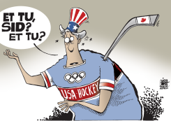 SID CROSBY WINS FOR CANADA,  by Randy Bish