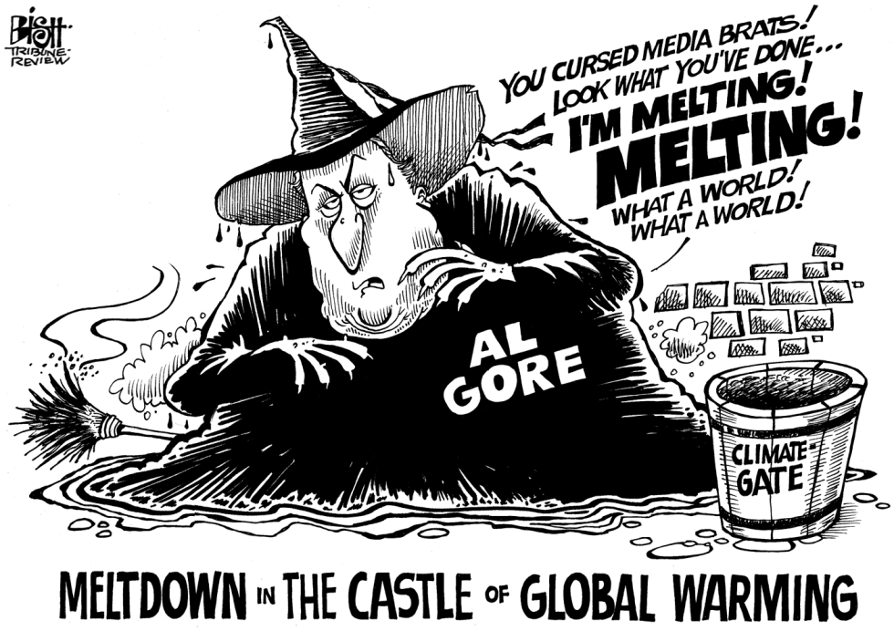 AL GORES MELTDOWN, b/w