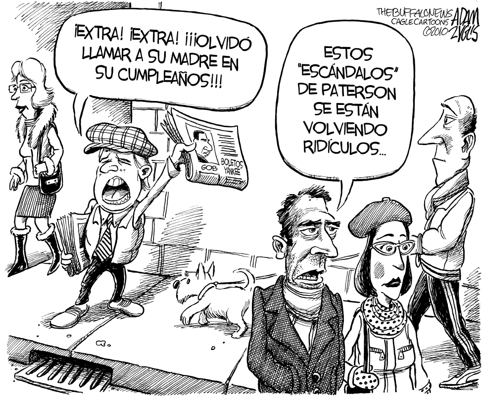 Mas Escandalos de Paterson en NY