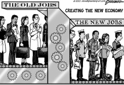 JOB MACHINE BW by Steve Greenberg