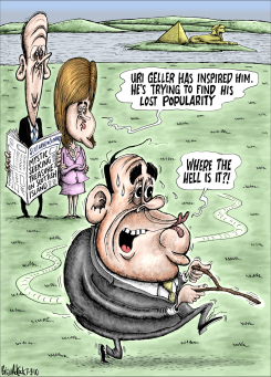 POPULARITY SLUMP FOR SCOTTISH LEADER, ALEX SALMOND by Brian Adcock