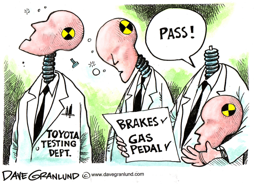 Toyota testing department