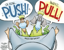OBAMA REFORM PUSH  by John Cole