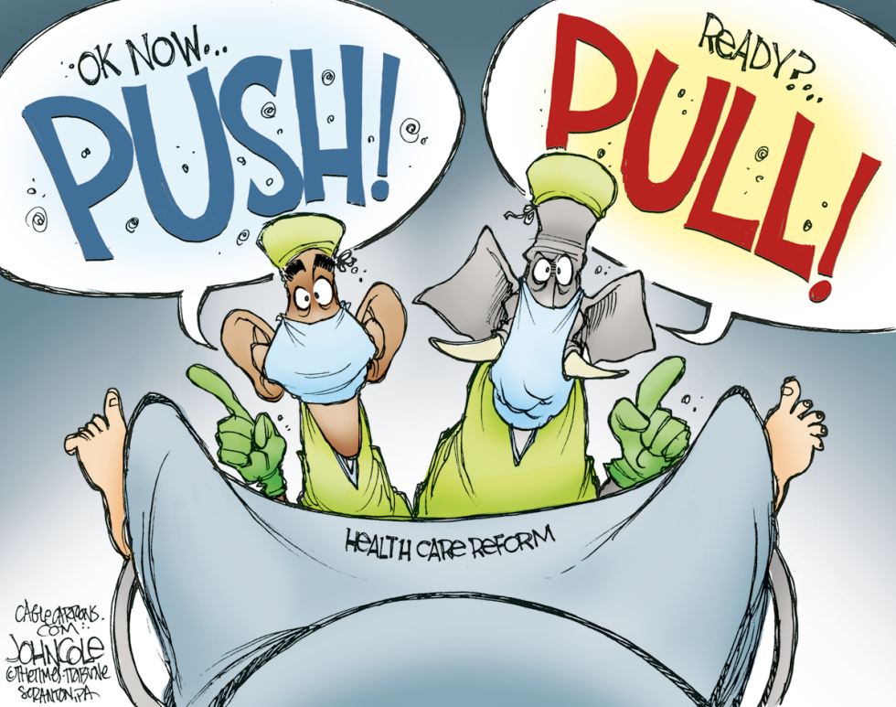 Obama reform push COLOR