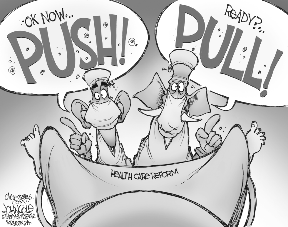 Obama reform push BW