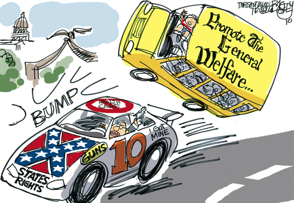  LOCAL HIT AND RUN by Pat Bagley