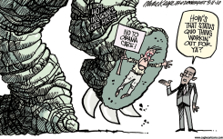HEALTH CARE STATUS QUO  by Mike Keefe