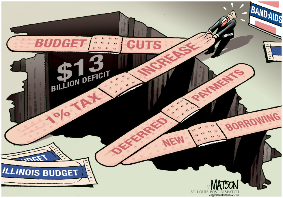 Local IL-Budget Deficit Band-Aids-COLOR