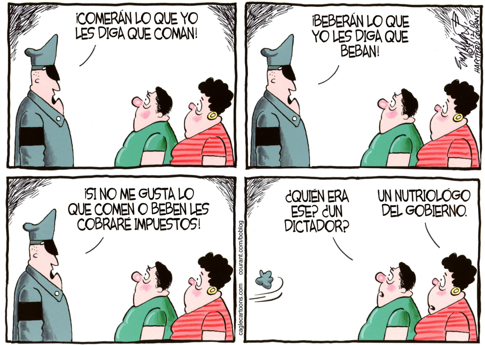  IMPUESTO A LA COMIDA RAPIDA  by Bob Englehart