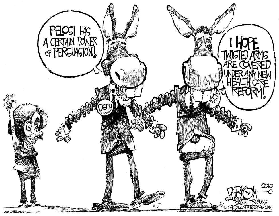Pelosi Democratic Armtwisting