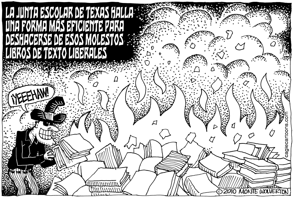 Quema de Libros de la Junta Escolar de Texas