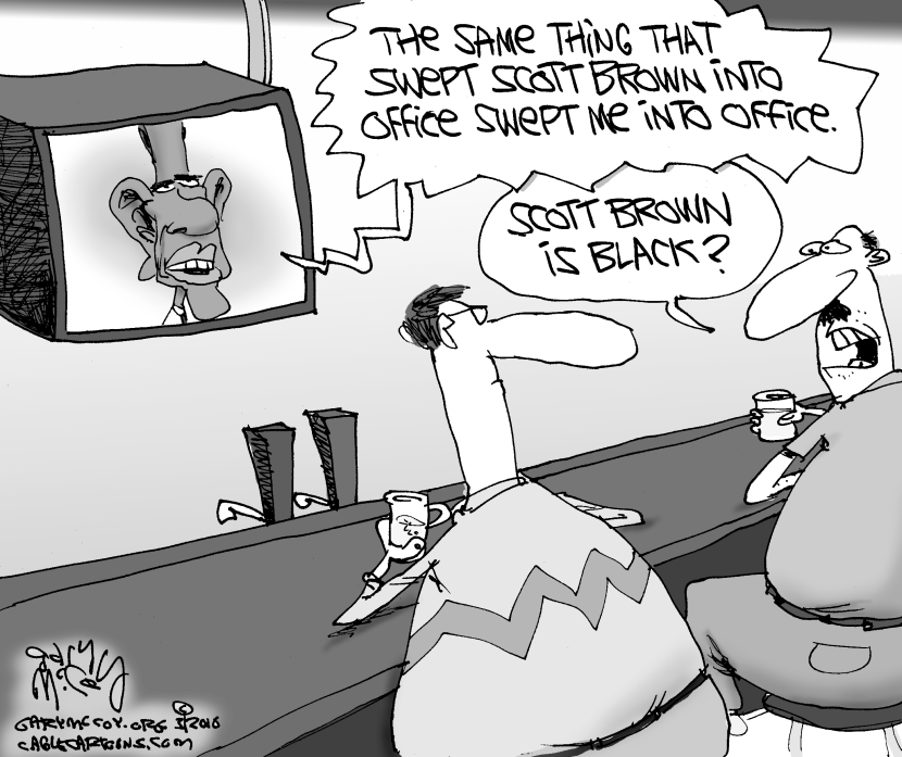 Scott Brown  Obama