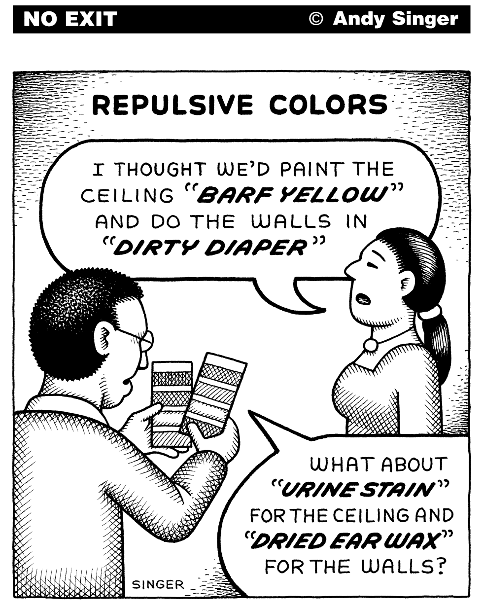 Repulsive Colors