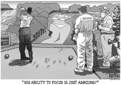 TIGER WOODS RETURNS TO GOLF by R.J. Matson