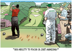 TIGER WOODS RETURNS TO GOLF by R.J. Matson
