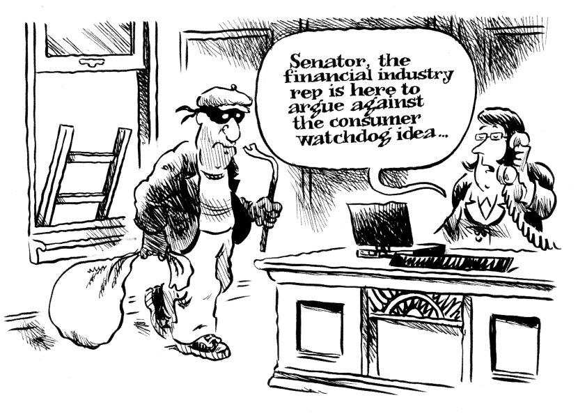 Financial industry consumer watchdog