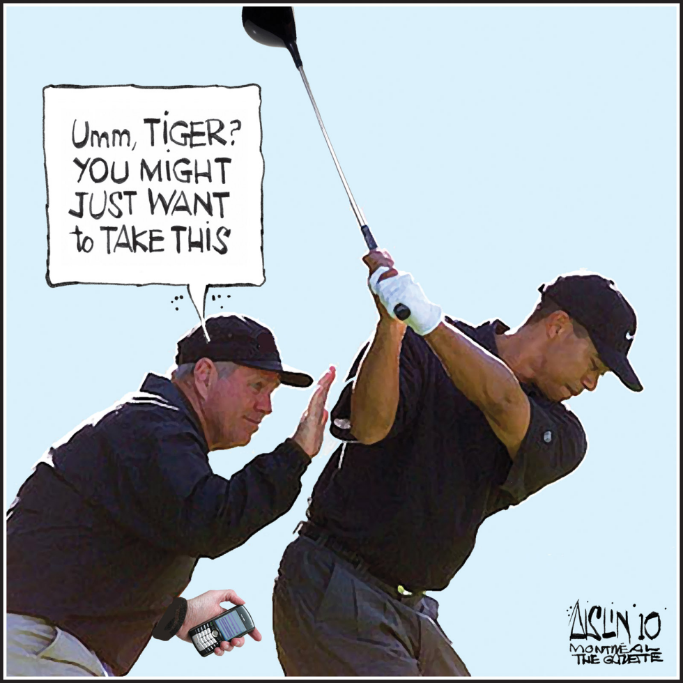 Tiger Woods sexy texting