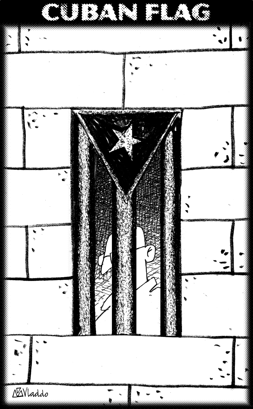 Cuban Flag - Political Prisoners
