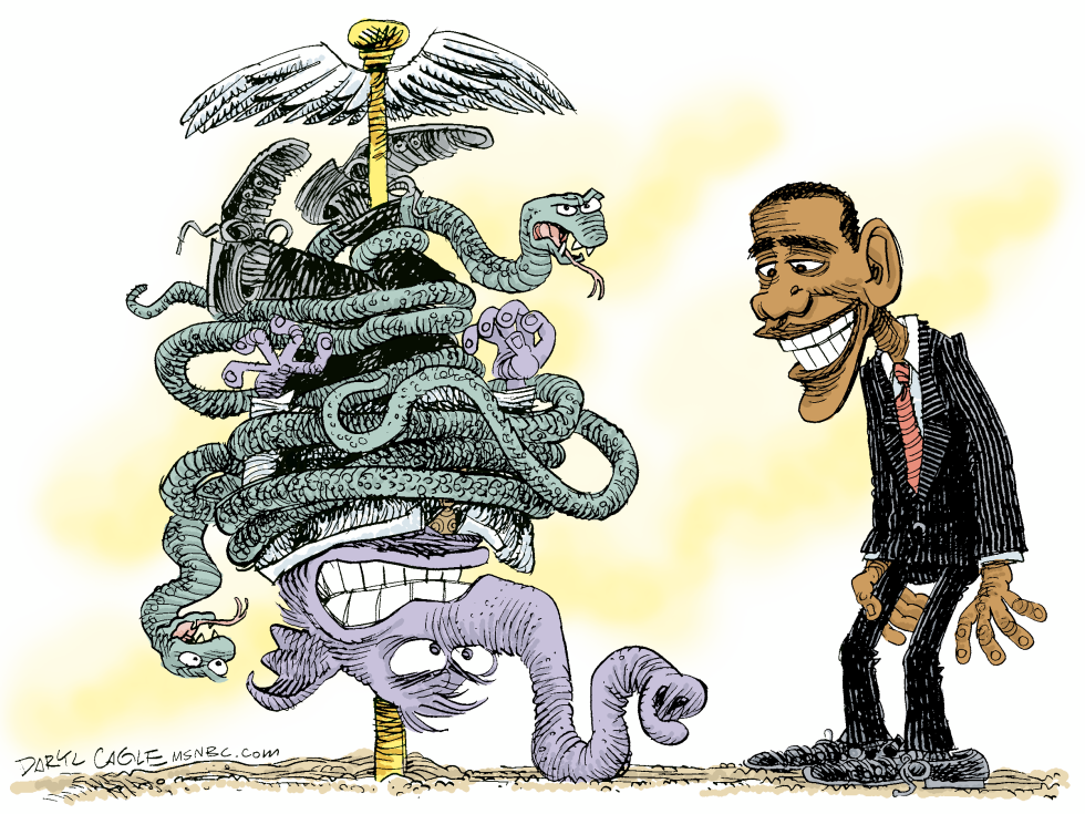 Obama Beats GOP on Healthcare Color
