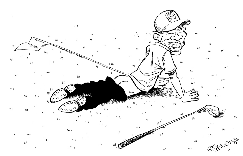 Tiger Woods BW