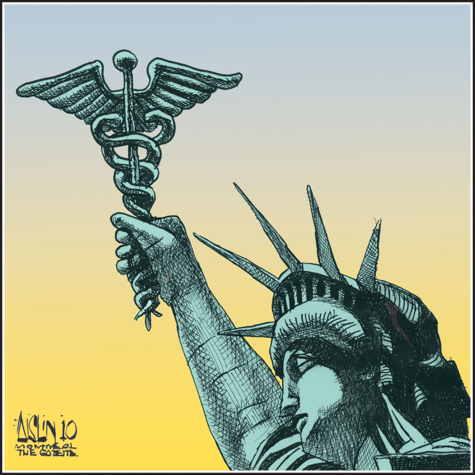 Health-care bill passed in America COLOR