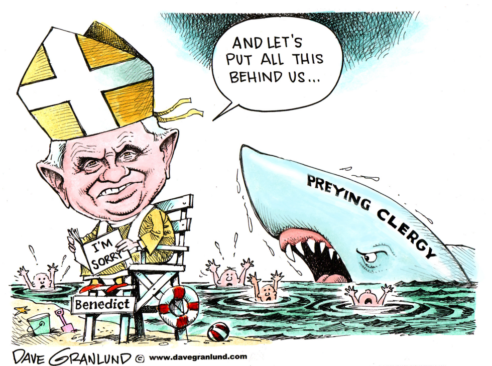 Pope Benedict and preying clergy