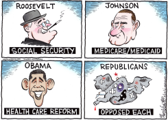 HEALTH CARE REFORM PASSES  by Bob Englehart