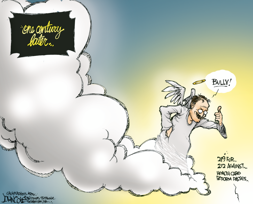 Health care reform passes COLOR