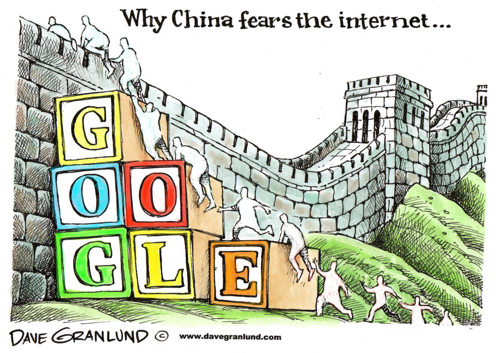 China vs uncensored Google