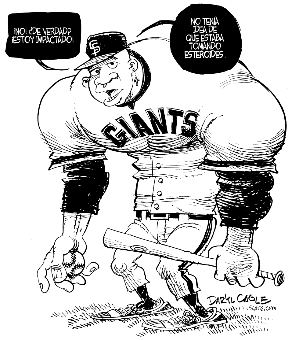  BONDS Y LOS ESTEROIDES by Daryl Cagle