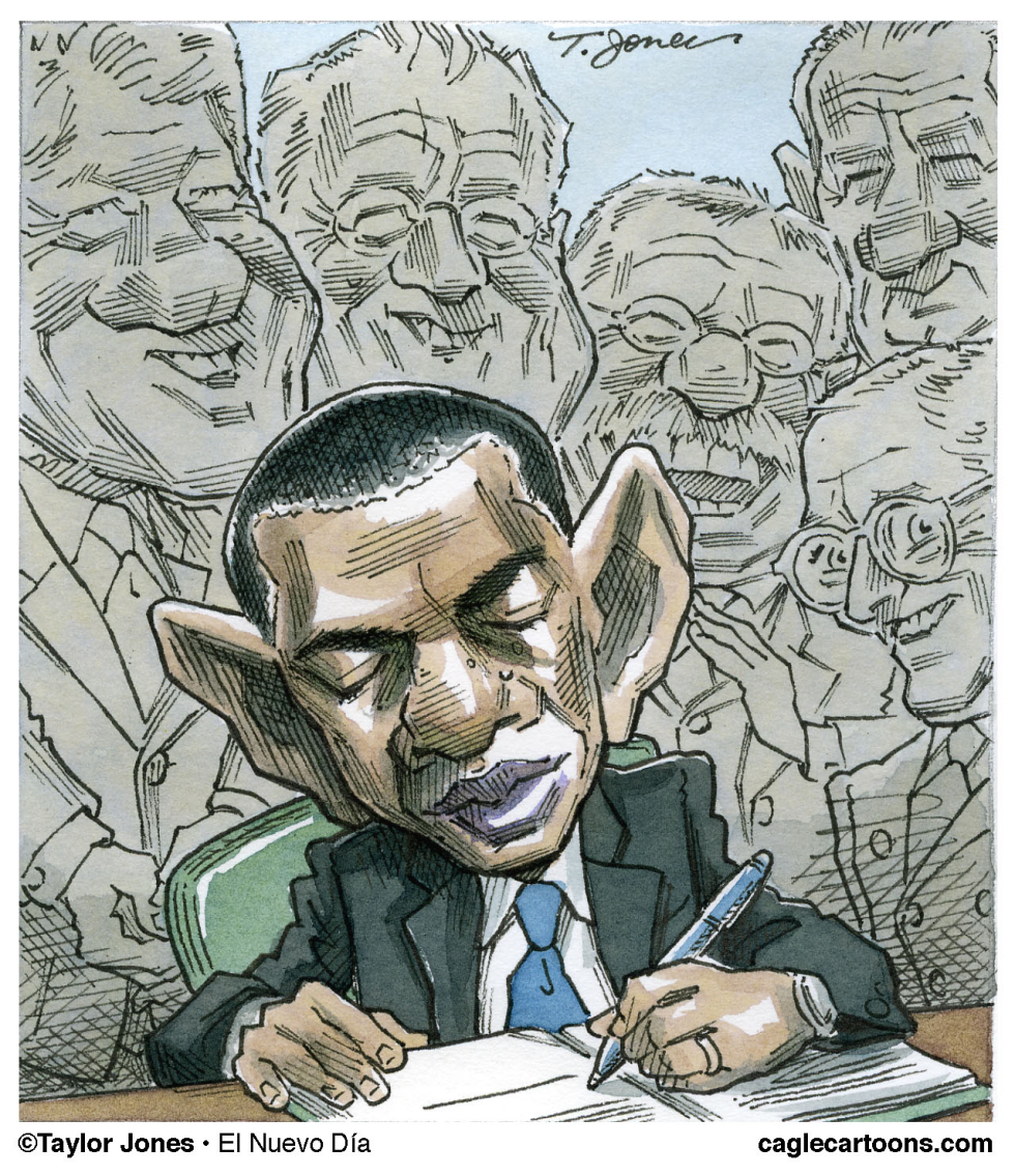 Obama and company - COLOR