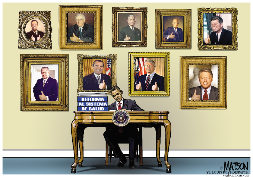 El Presidente Obama firma la Reforma a la Ley del Sistema de Salud / COLOR