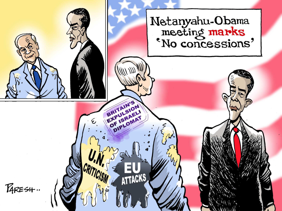 Bibi, Obama meet