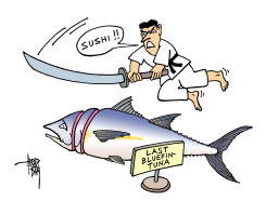 BLUEFIN TUNA AND JAPAN by Arend Van Dam