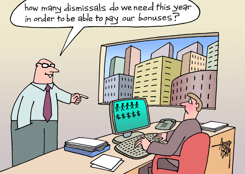 BONUSES AND DISMISSALS by Arend Van Dam