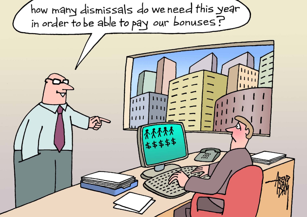bonuses and dismissals
