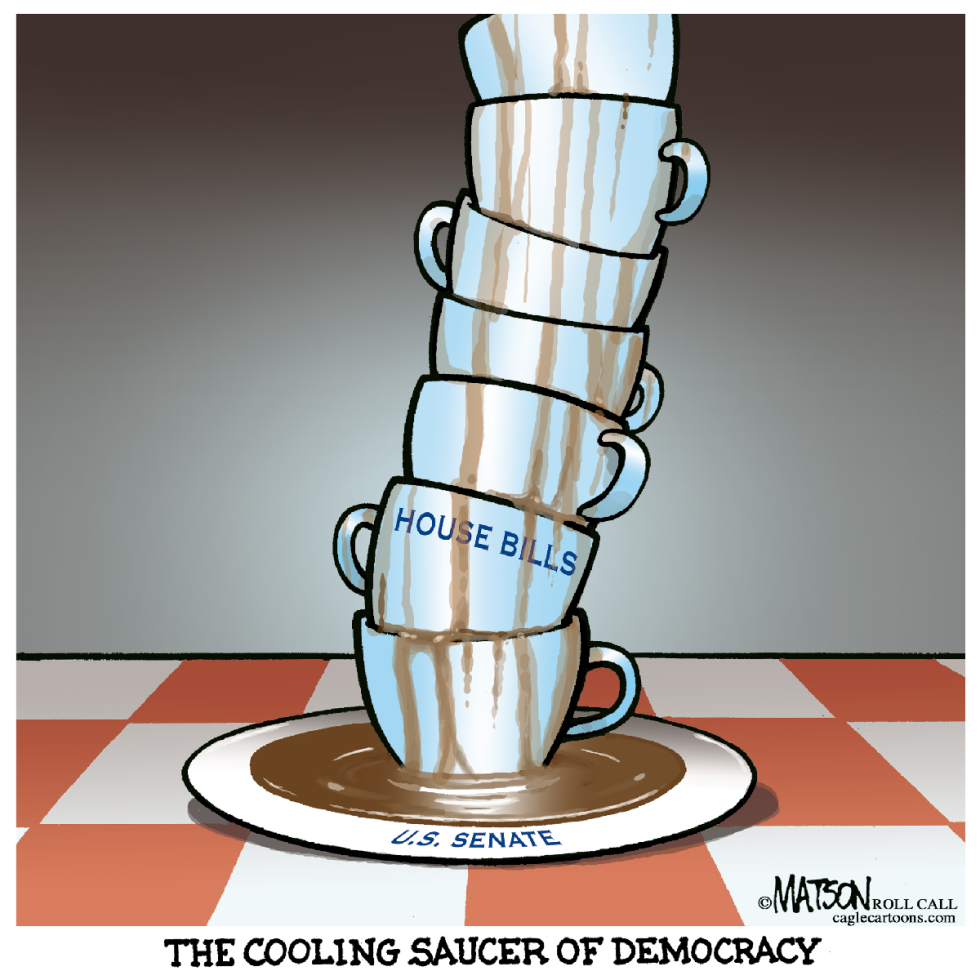 The Cooling Saucer Of Democracy-COLOR