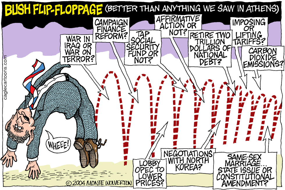 Bush Flip-floppage -- Color
